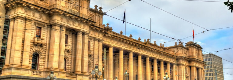 Parliament House in Melbourne, Australia